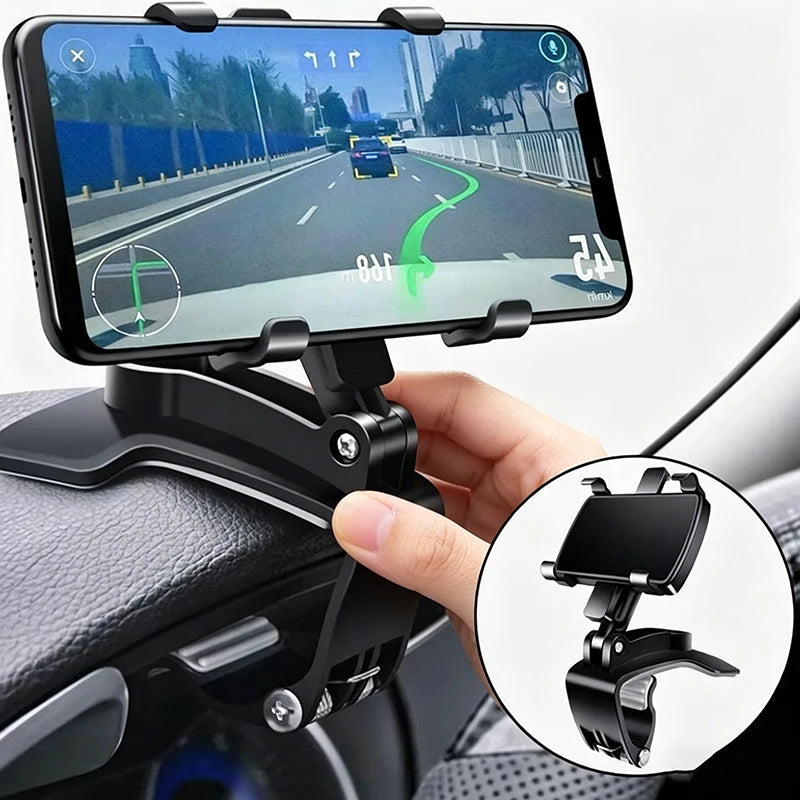 360° Car Phone Mount – Universal Hands-Free Holder