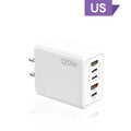 5-Port USB Charging Hub – USB-C & USB-A Fast Charger