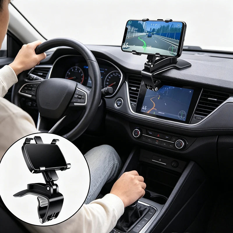 360° Car Phone Mount – Universal Hands-Free Holder