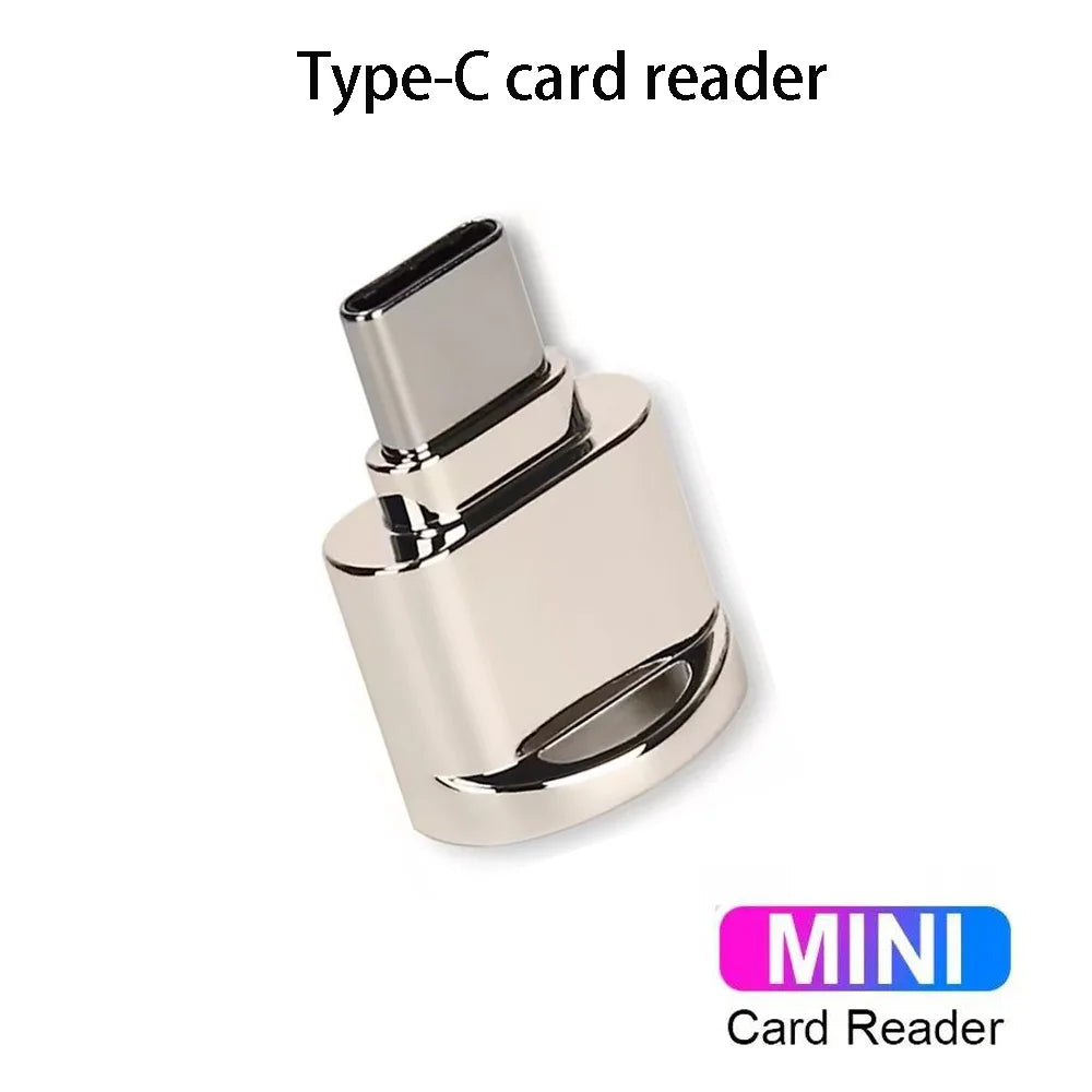 USB-C TF Card Reader – Portable Memory Card Adapter