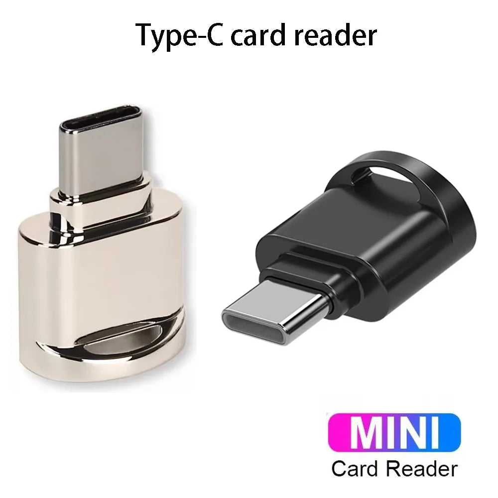 USB-C TF Card Reader – Portable Memory Card Adapter