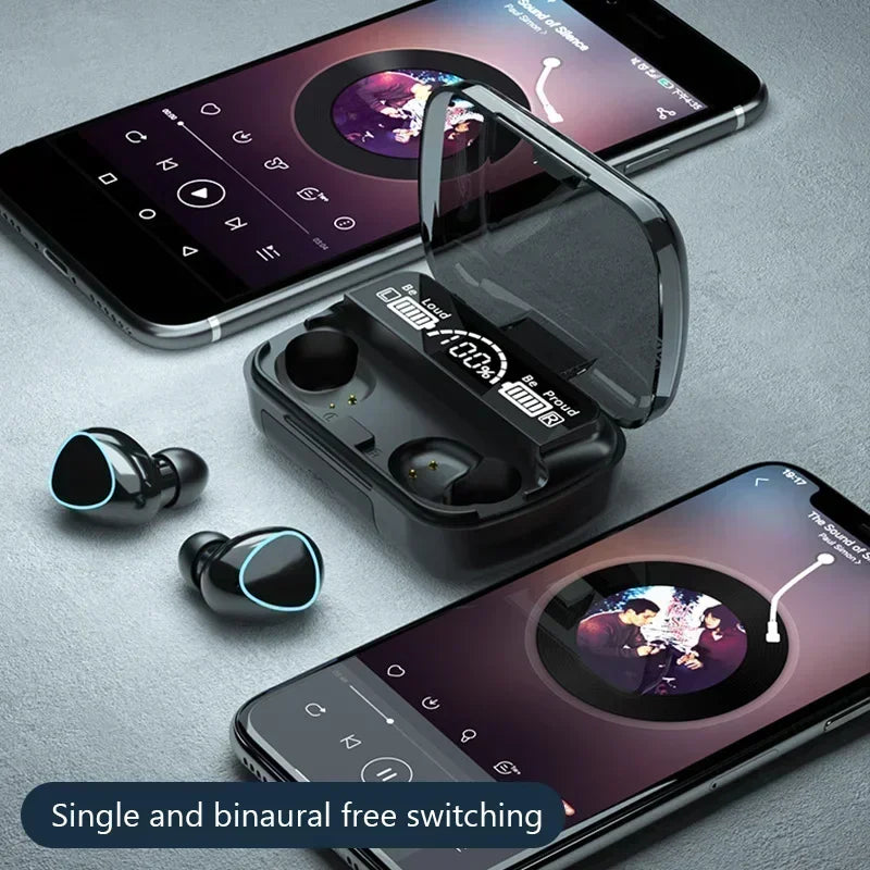 TWS M10 Wireless Bluetooth Earbuds with Charging Case