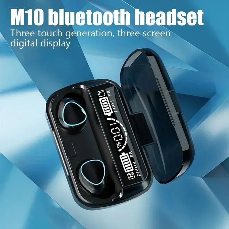 TWS M10 Wireless Bluetooth Earbuds with Charging Case