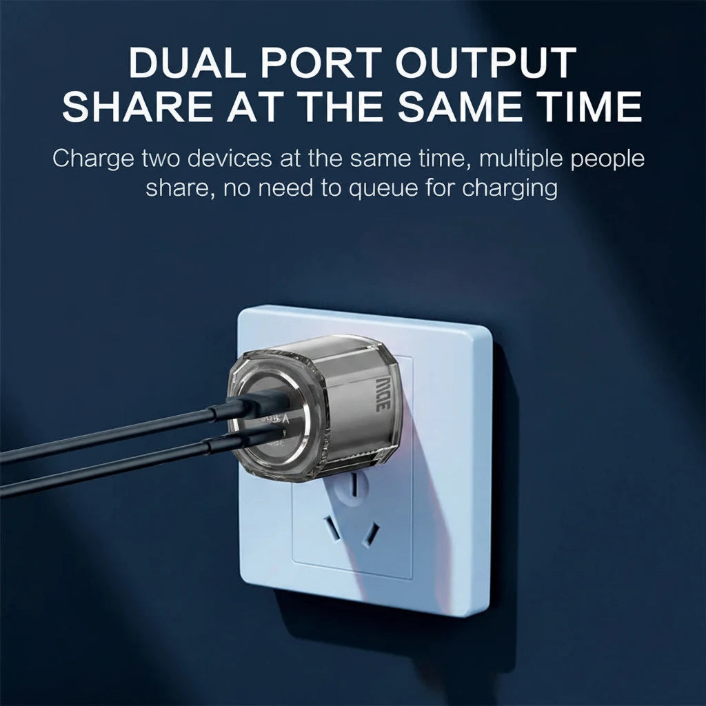 30W USB-C Fast Wall Charger – PD Power Adapter